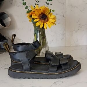 Dr. Martens Black Women Sandals